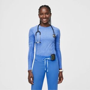 NWT Figs Scrubs Capri Blue Salta Performance Underscrub in Medium